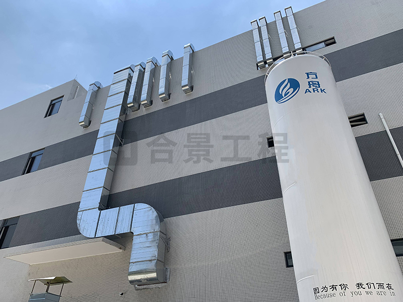 東莞盈灃科技有限公司工程緊鑼密鼓施工中，為迎接竣工全力奮戰！